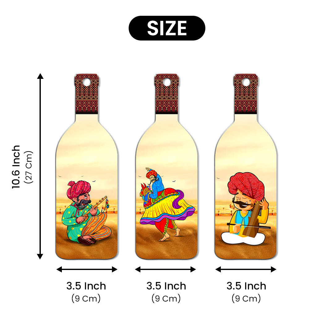 Bottle Shape Wall Hanging