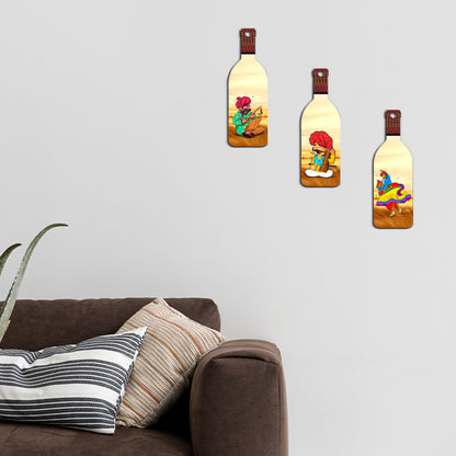 Bottle Shape Wall Hanging