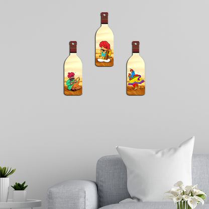 Bottle Shape Wall Hanging