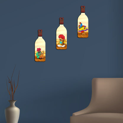 Bottle Shape Wall Hanging