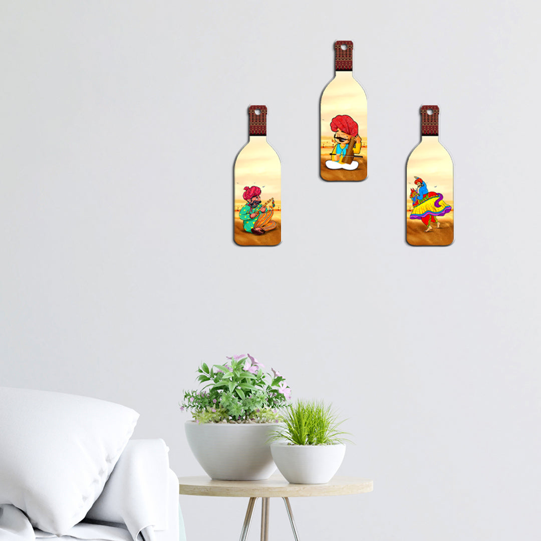 Bottle Shape Wall Hanging