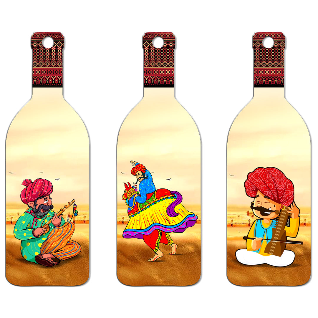 Bottle Shape Wall Hanging