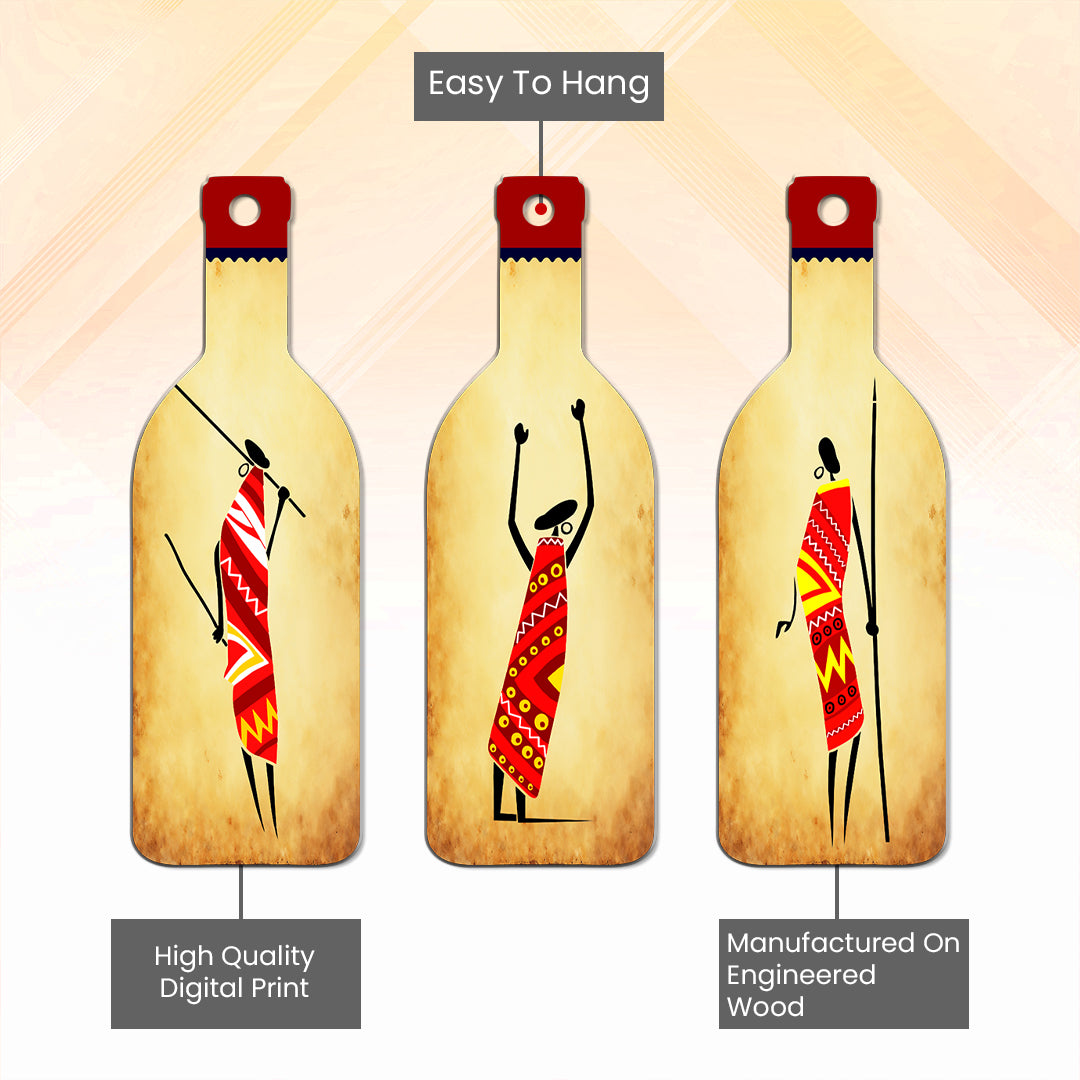 Bottle Shape Wall Hanging