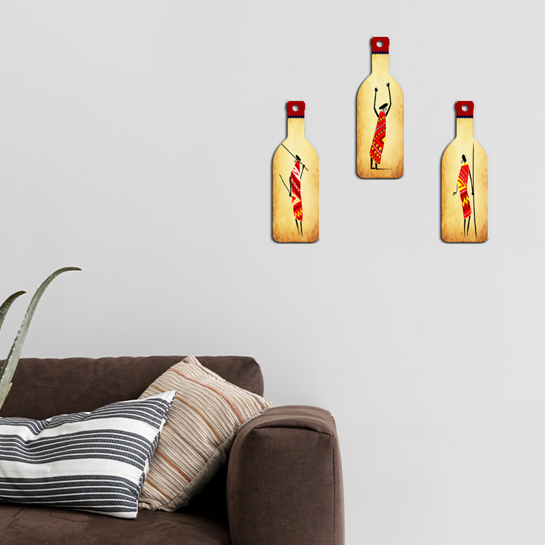 Bottle Shape Wall Hanging