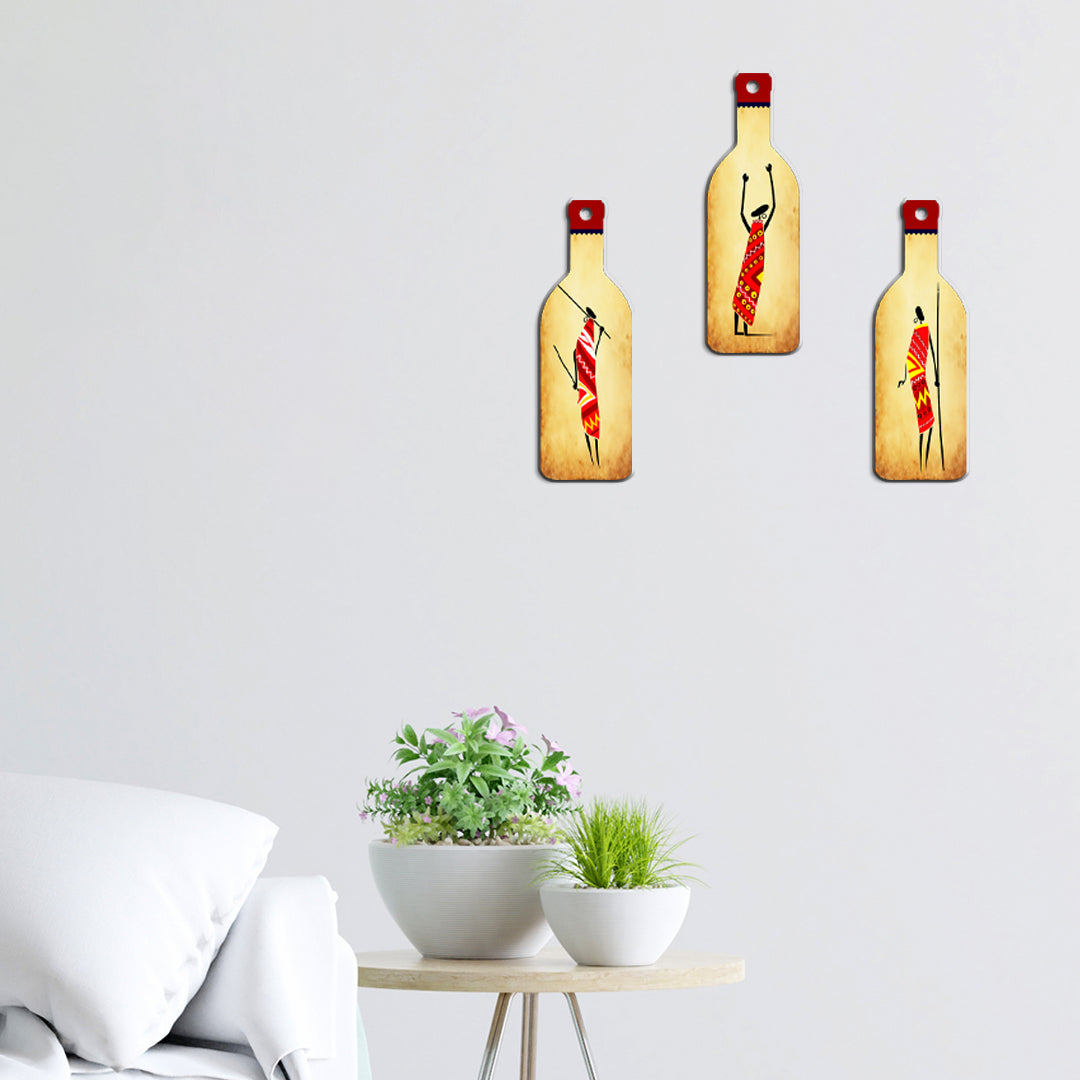 Bottle Shape Wall Hanging