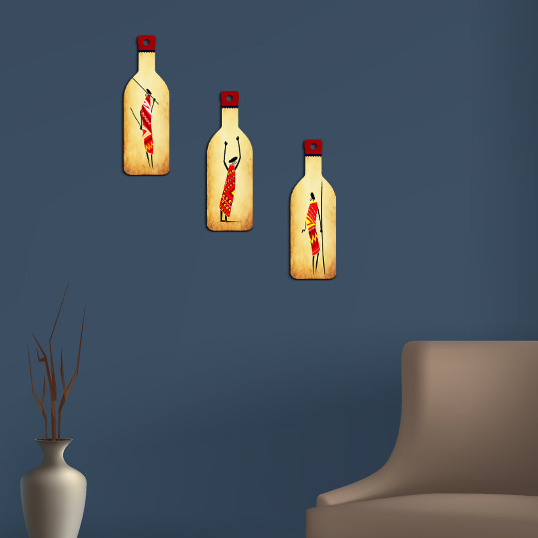 Bottle Shape Wall Hanging