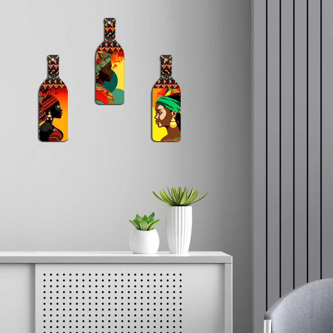 Bottle Shape Wall Hanging