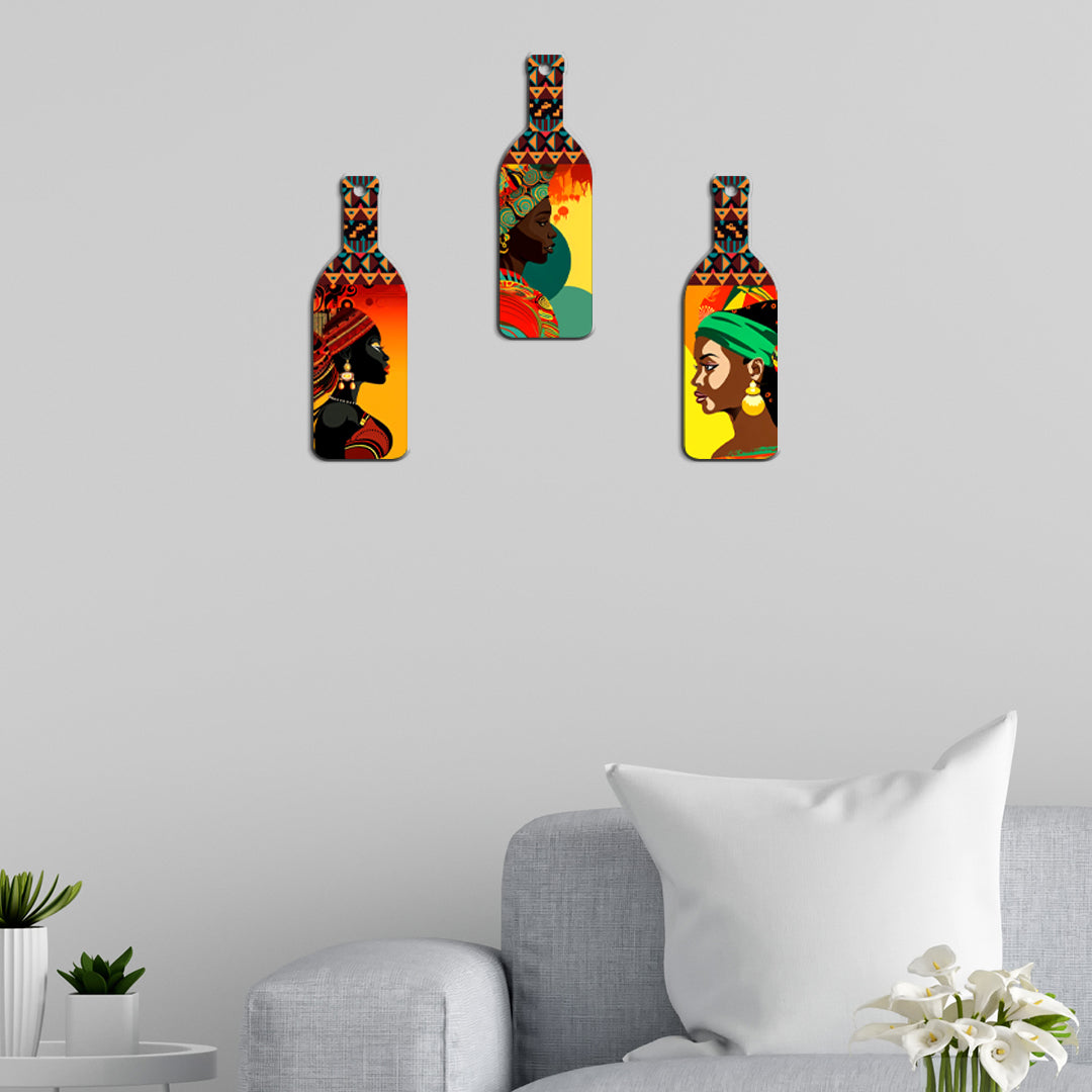 Bottle Shape Wall Hanging