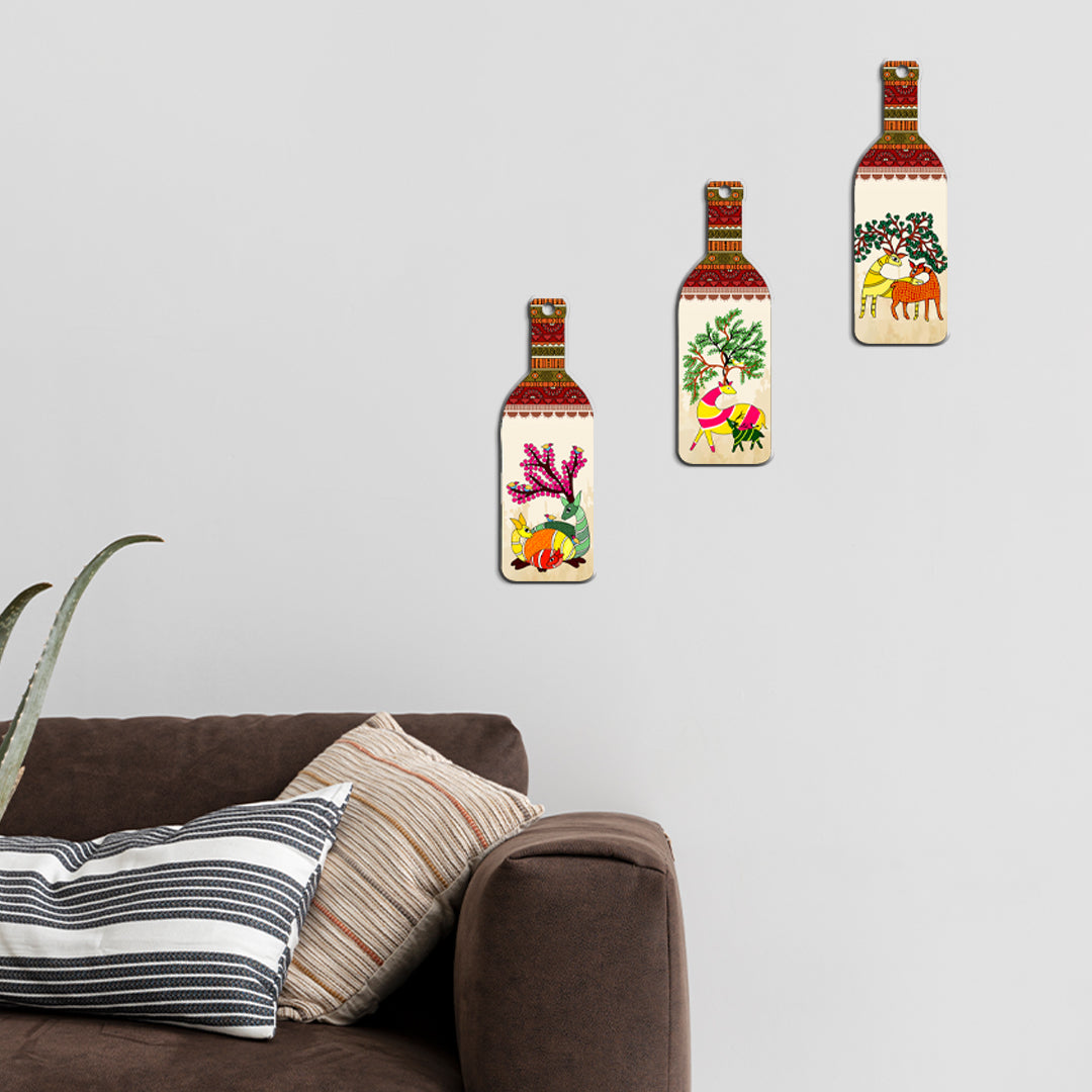 Bottle Shape Wall Hanging