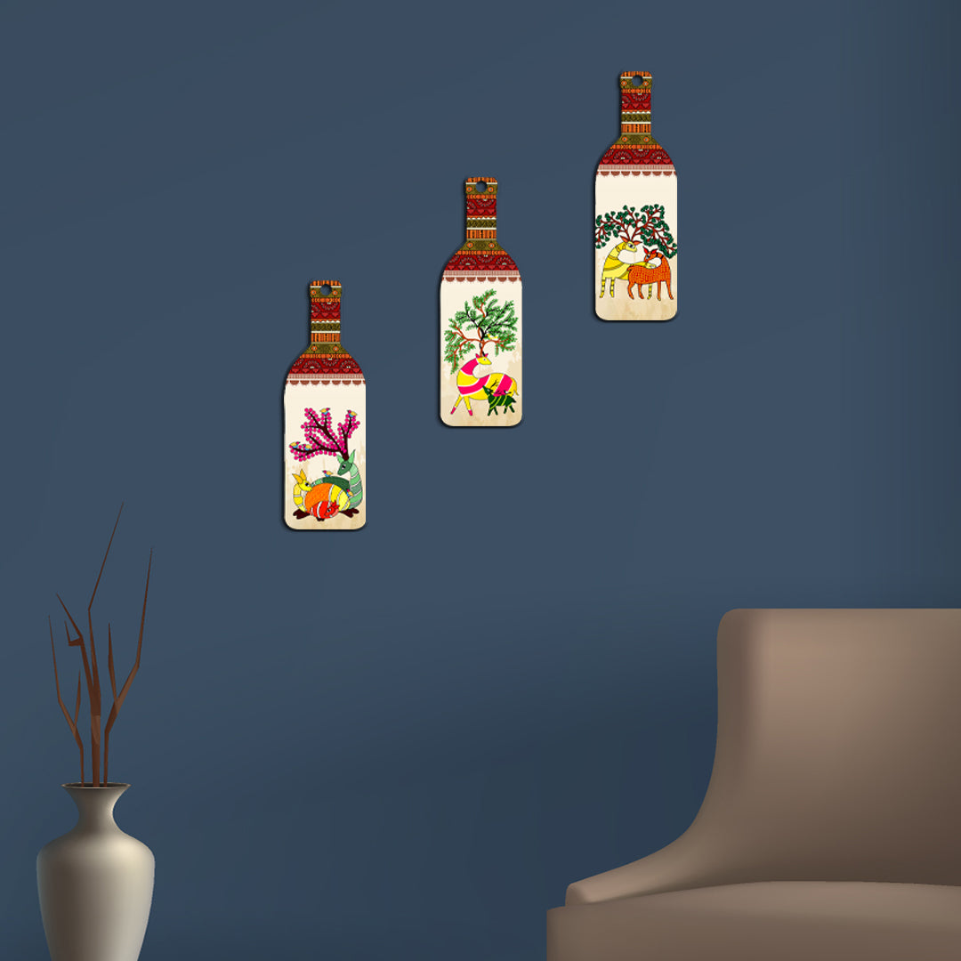 Bottle Shape Wall Hanging