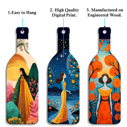 Bottle Shape Wall Hanging