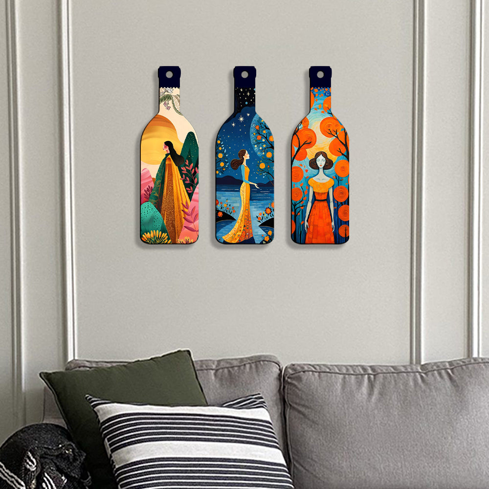 Bottle Shape Wall Hanging