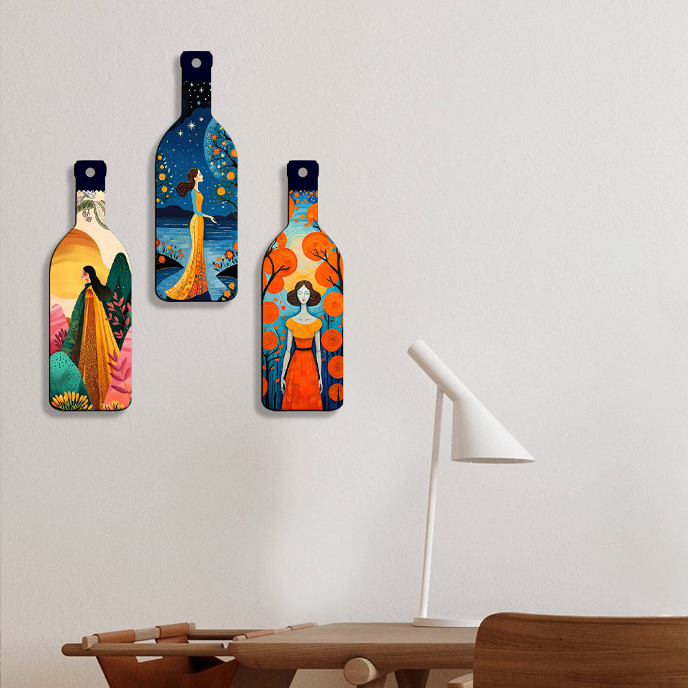 Bottle Shape Wall Hanging