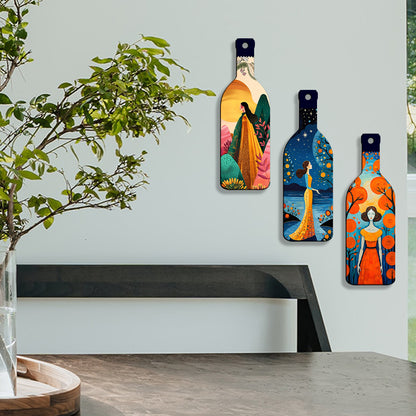 Bottle Shape Wall Hanging