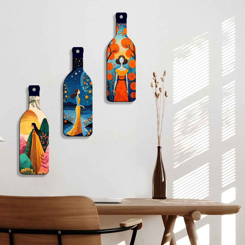 Bottle Shape Wall Hanging