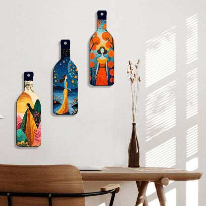 Bottle Shape Wall Hanging