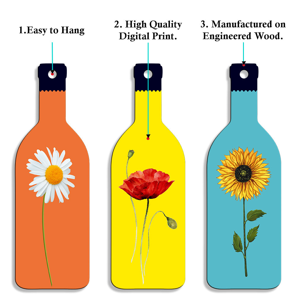 Bottle Shape Wall Hanging