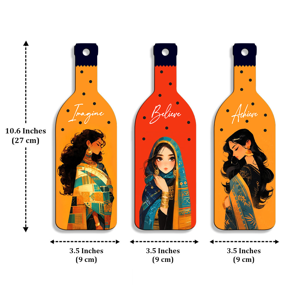 Bottle Shape Wall Hanging