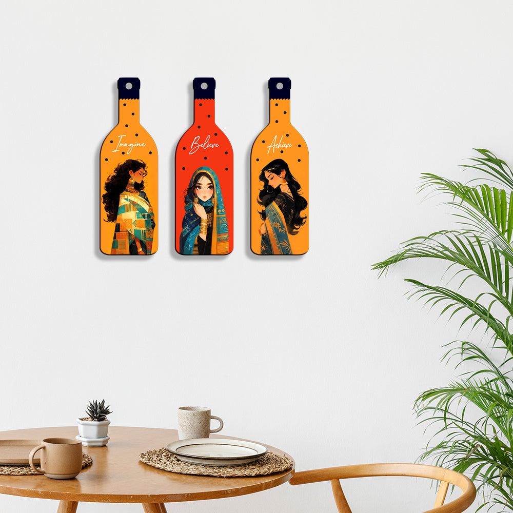 Bottle Shape Wall Hanging