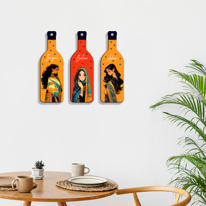 Bottle Shape Wall Hanging