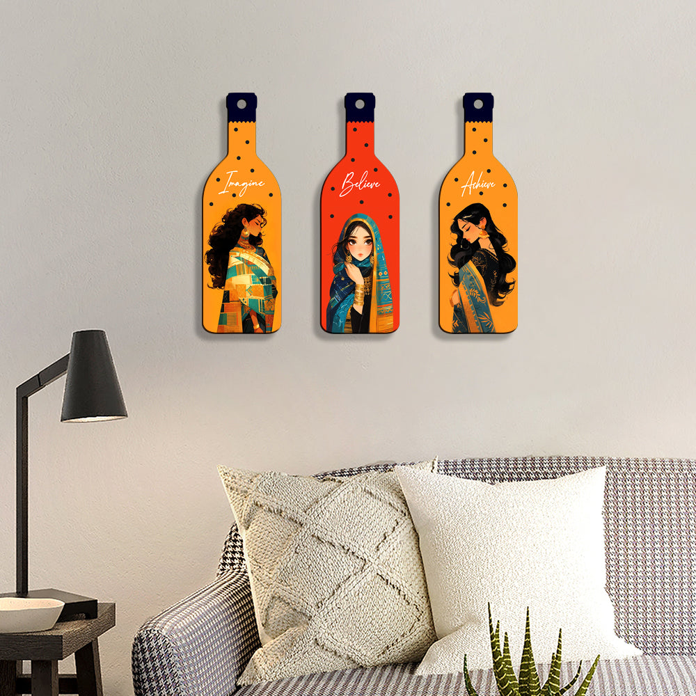 Bottle Shape Wall Hanging