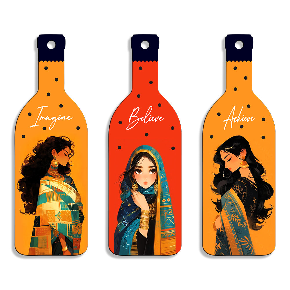 Bottle Shape Wall Hanging