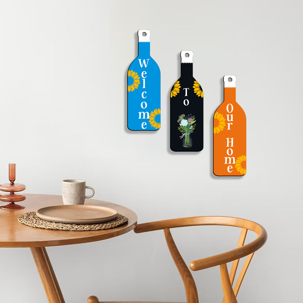 Bottle Shape Wall Hanging