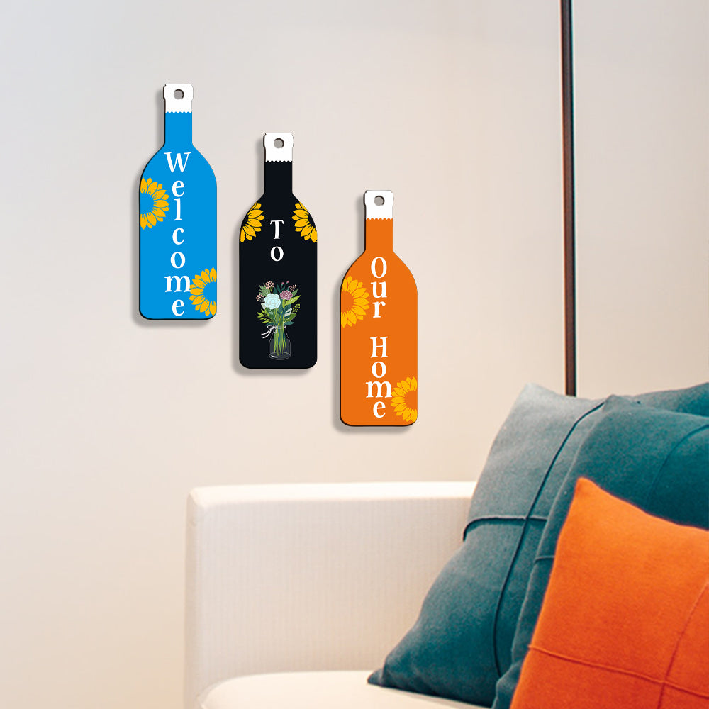 Bottle Shape Wall Hanging