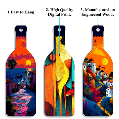 Bottle Shape Wall Hanging