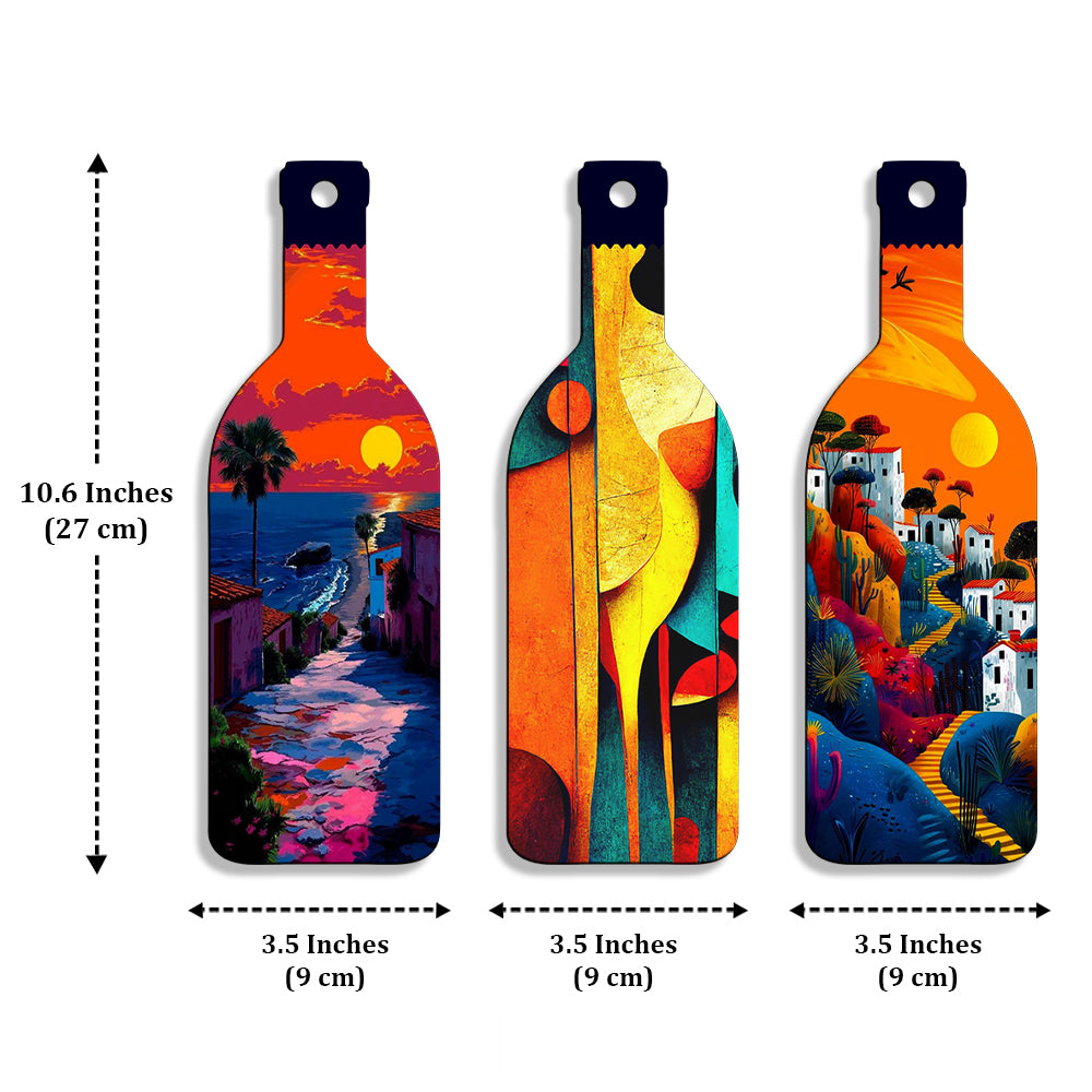 Bottle Shape Wall Hanging