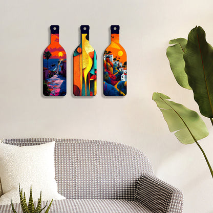 Bottle Shape Wall Hanging