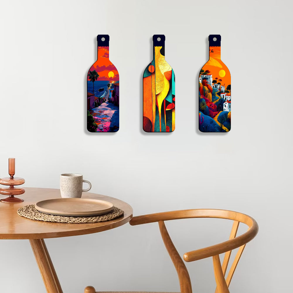 Bottle Shape Wall Hanging