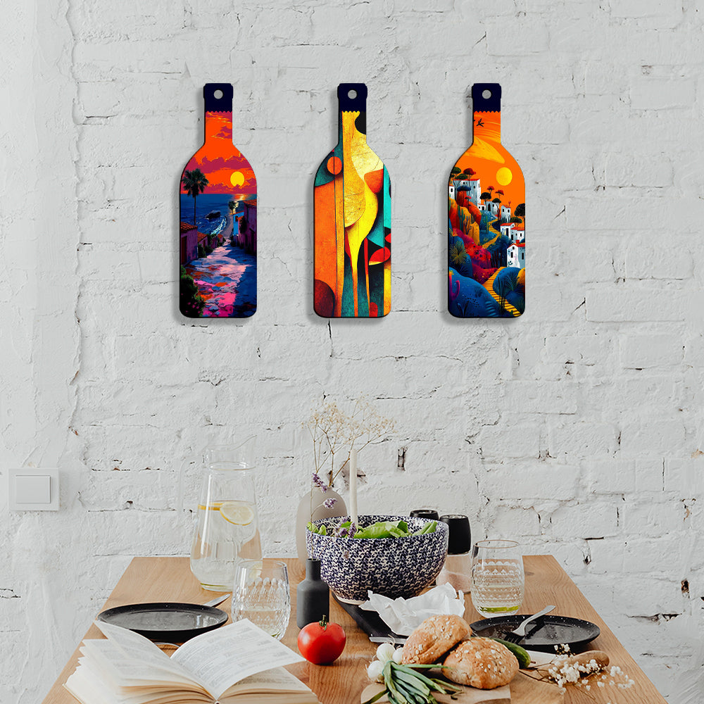 Bottle Shape Wall Hanging