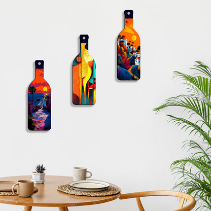 Bottle Shape Wall Hanging