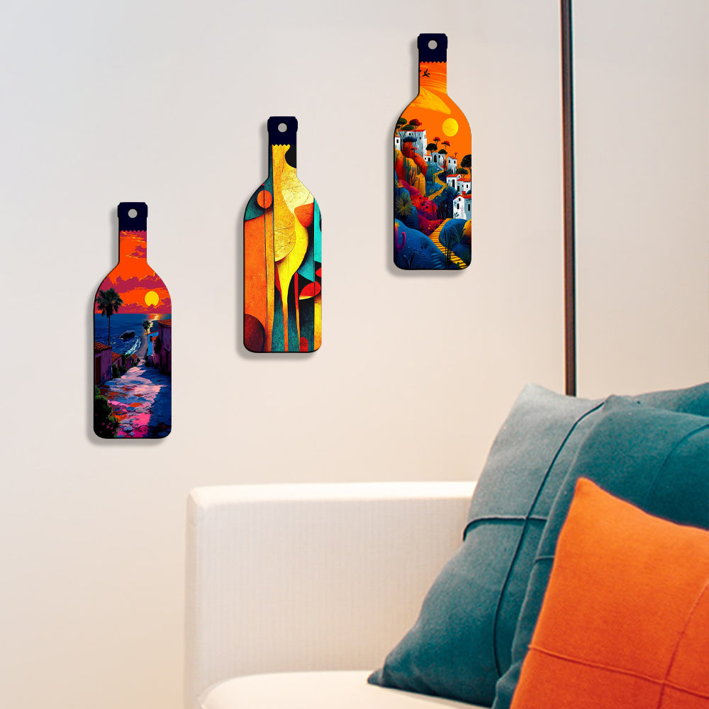 Bottle Shape Wall Hanging