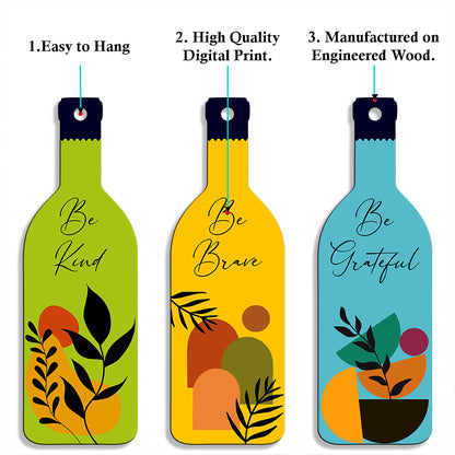 Bottle Shape Wall Hanging