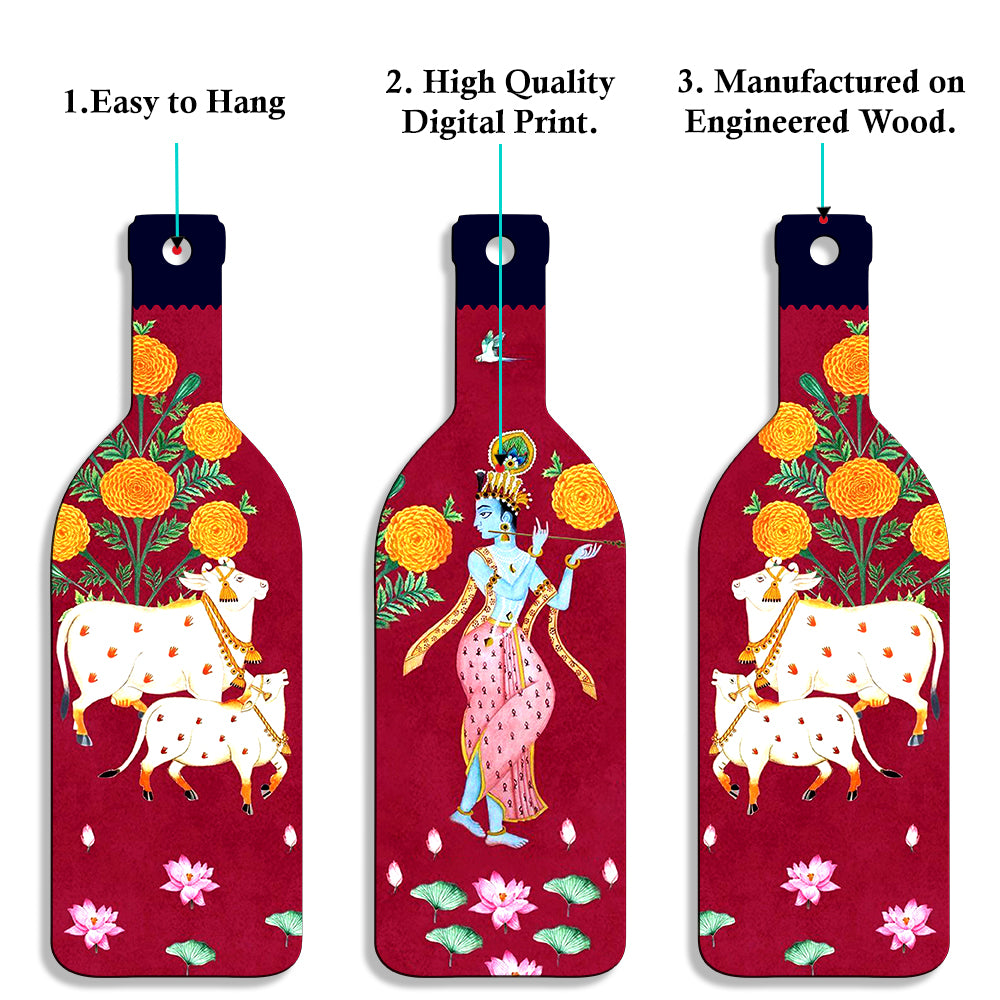 Bottle Shape Wall Hanging