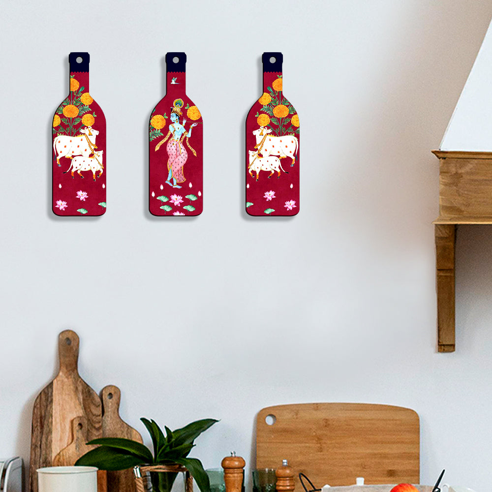 Bottle Shape Wall Hanging