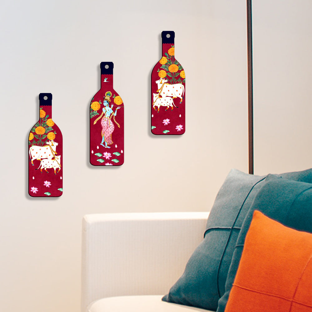 Bottle Shape Wall Hanging