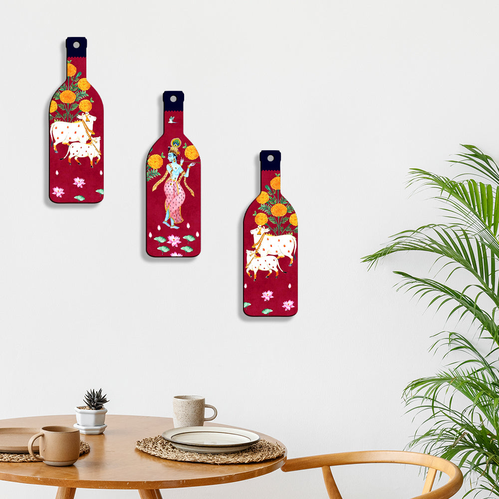 Bottle Shape Wall Hanging
