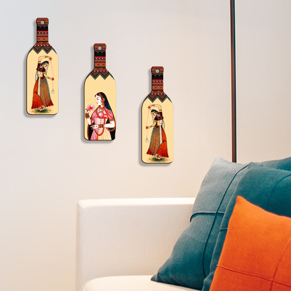 Bottle Shape Wall Hanging