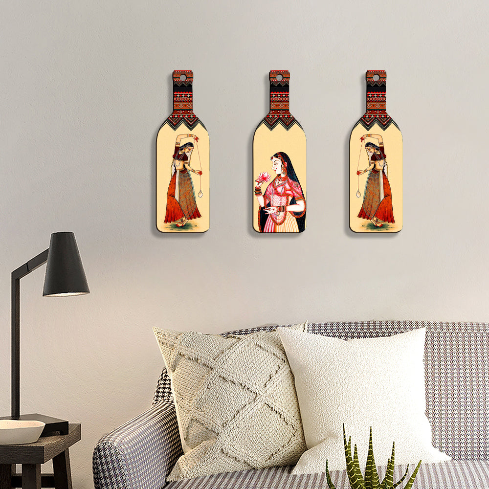 Bottle Shape Wall Hanging