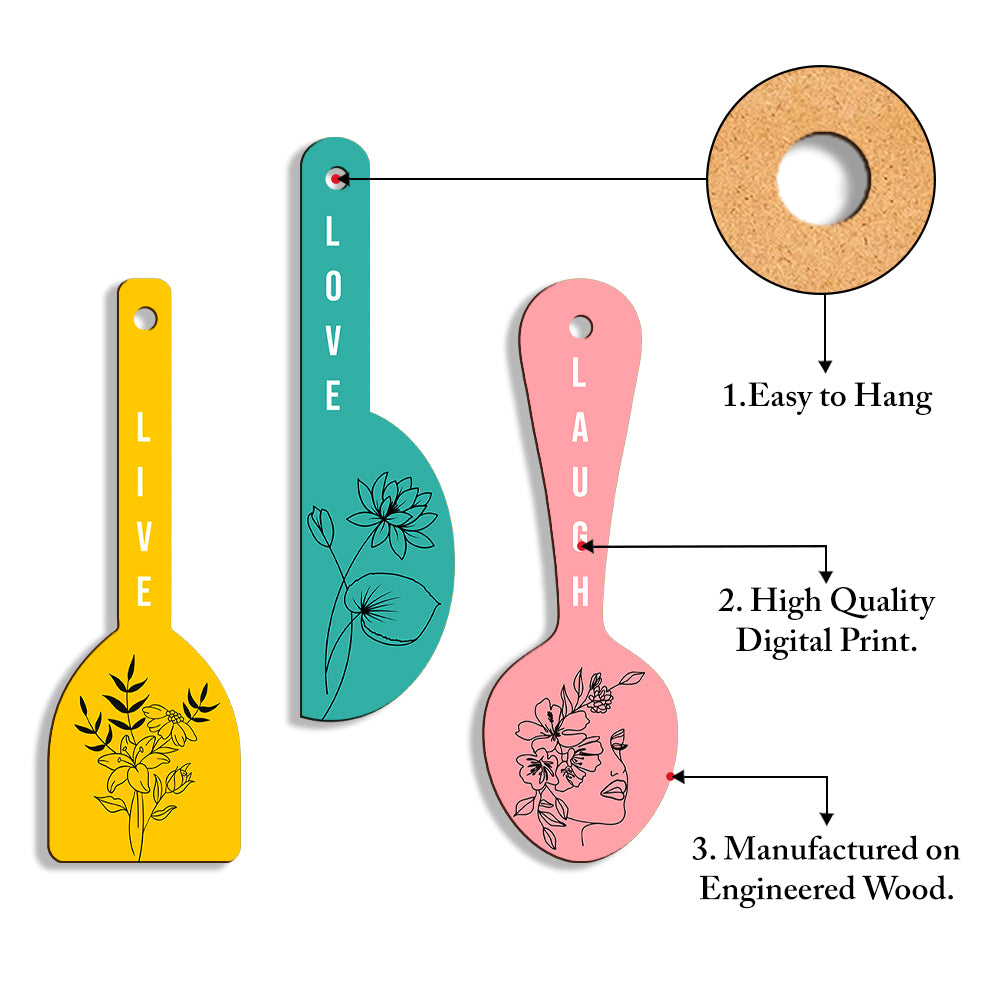 Spoon Shape Wall Hanging