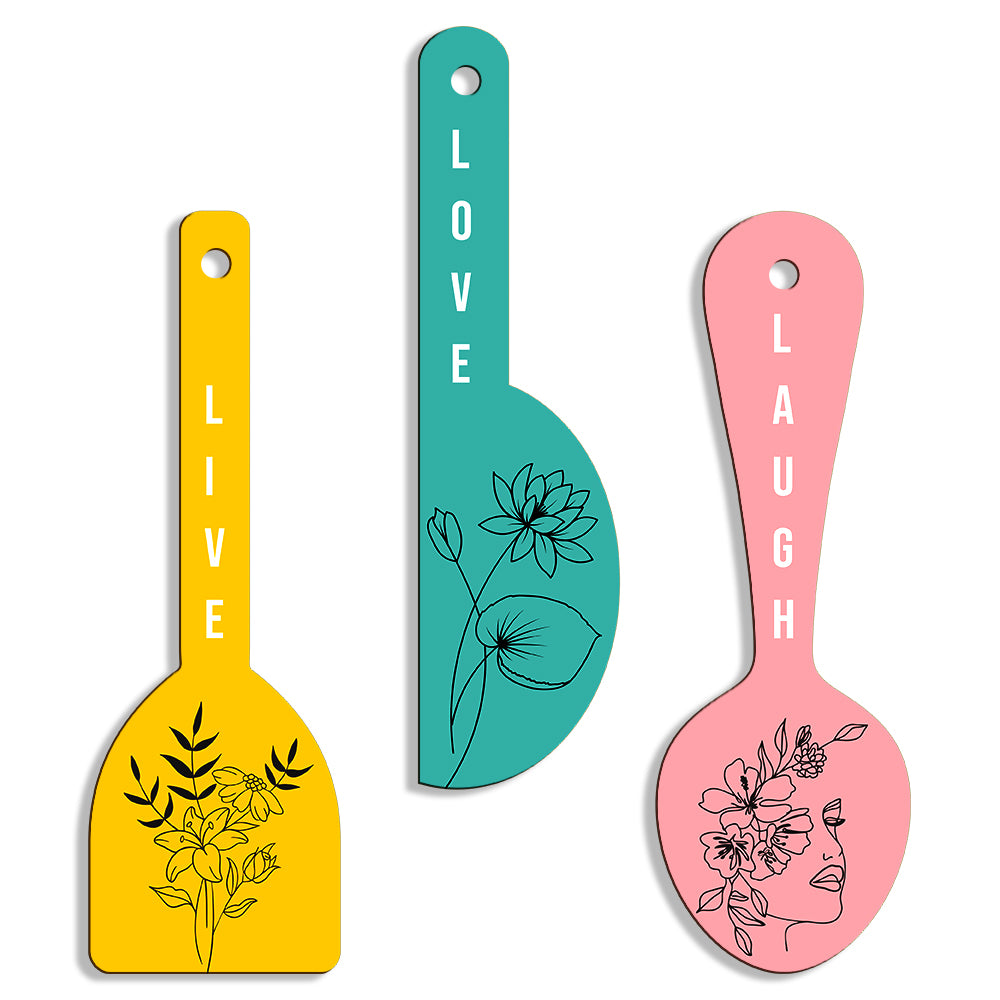 Spoon Shape Wall Hanging