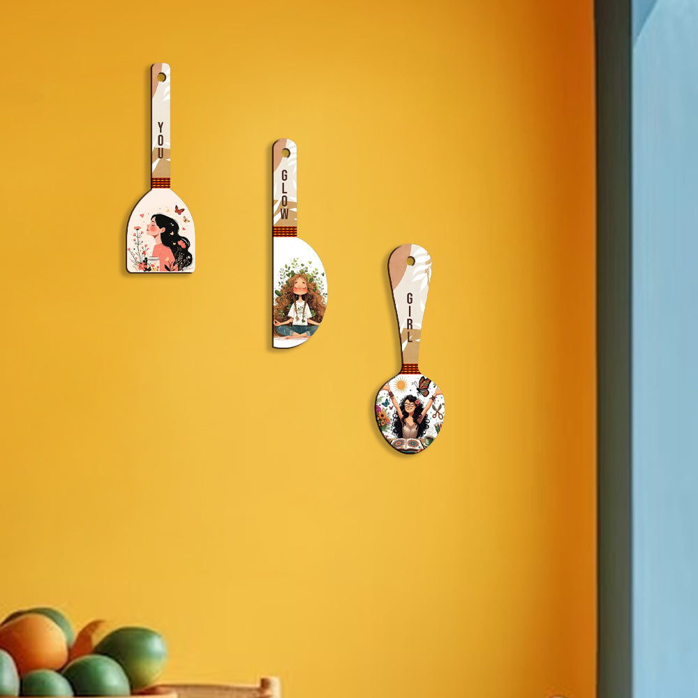 Spoon Shape Wall Hanging