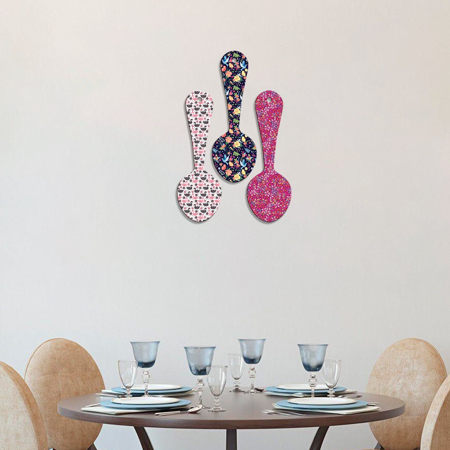 Spoon Shape Wall Hanging