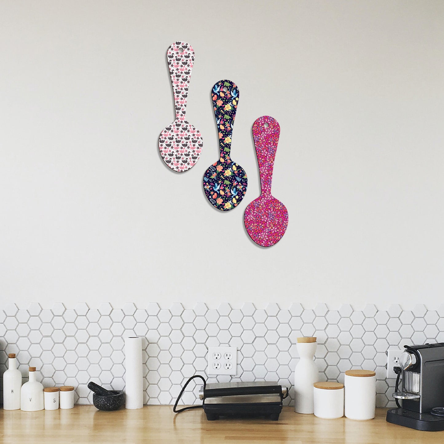 Spoon Shape Wall Hanging