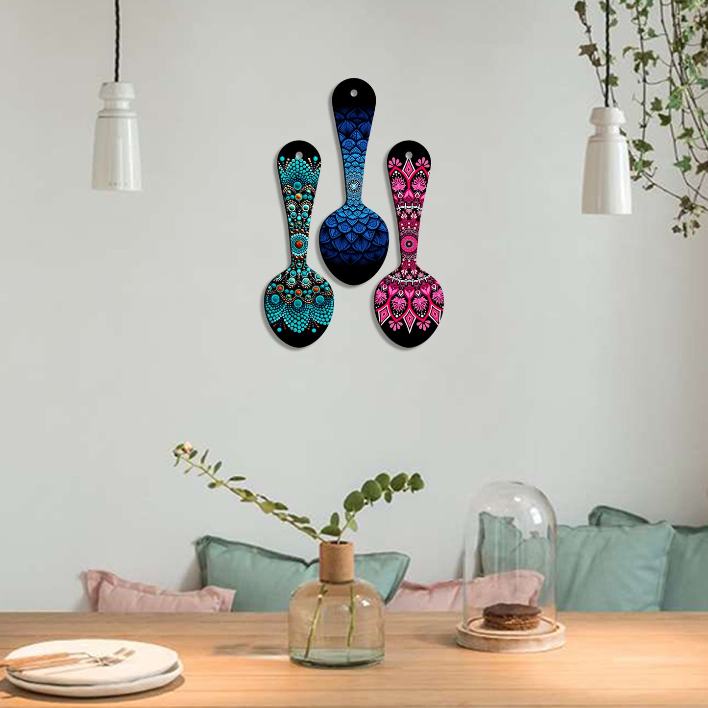 Spoon Shape Wall Hanging