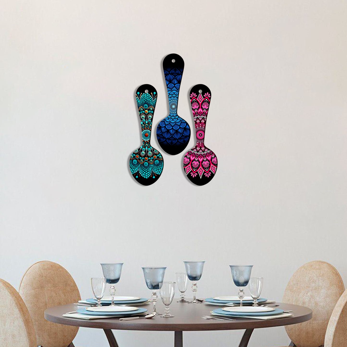 Spoon Shape Wall Hanging