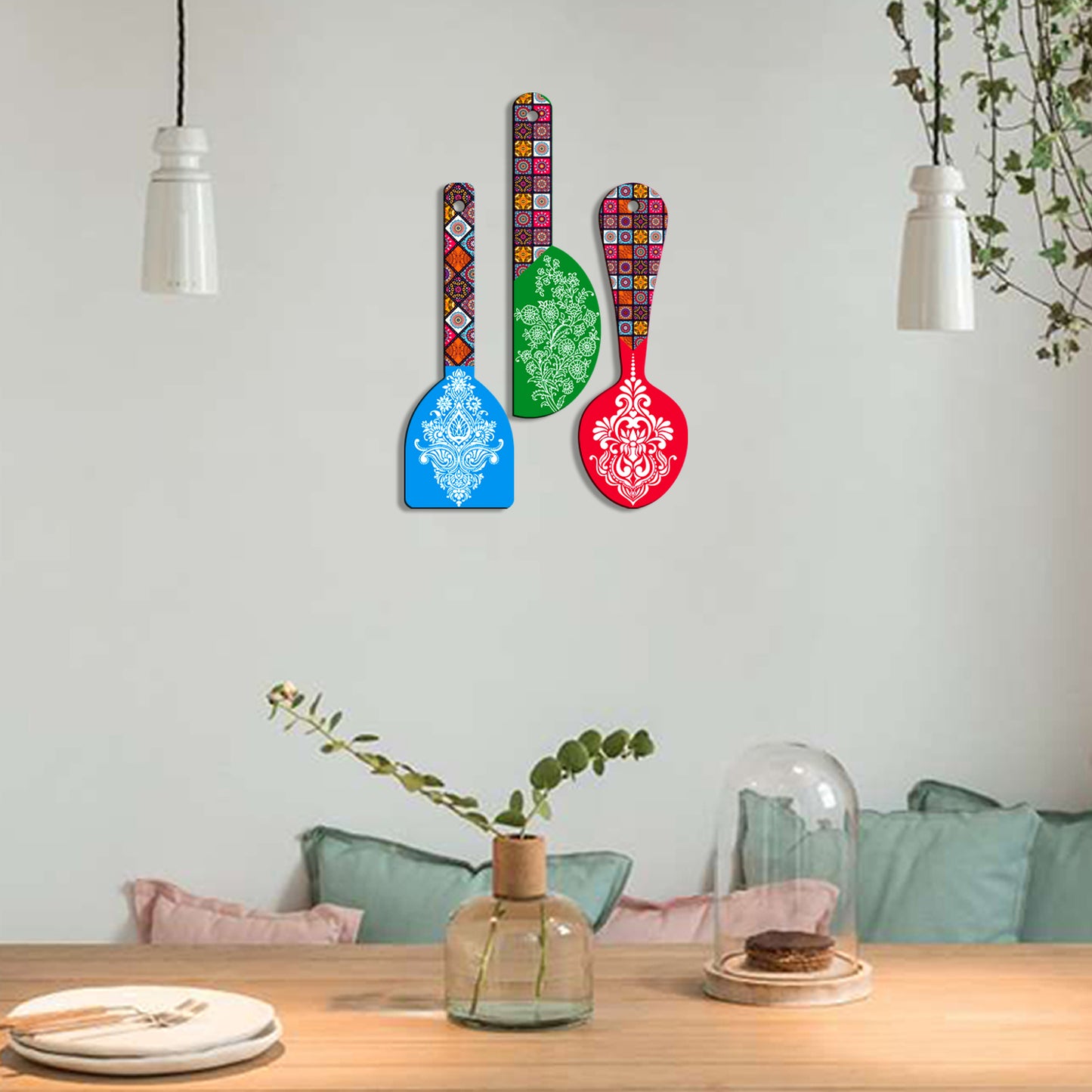 Spoon Shape Wall Hanging